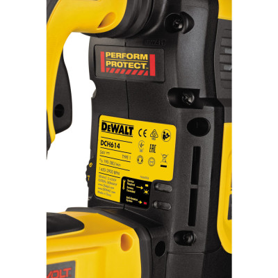 Купити Перфоратор акумуляторний безщітковий SDS-MAX DeWALT DCH614N. Офіційний магазин Dewalt Україна. Фірмовий інструмент та обладнання DeWALT, STANLEY, BLACK+DECKER, BOSTITCH