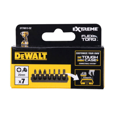Купити Касета з бітами FlexTorq DeWALT DT70813. Офіційний магазин Dewalt Україна. Фірмовий інструмент та обладнання DeWALT, STANLEY, BLACK+DECKER, BOSTITCH