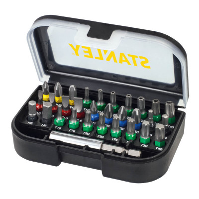 Купить Набор бит STANLEY STA60490. Официальный магазин Dewalt Украина. Фирменный инструмент и оборудовние DeWALT, STANLEY, BLACK+DECKER, BOSTITCH