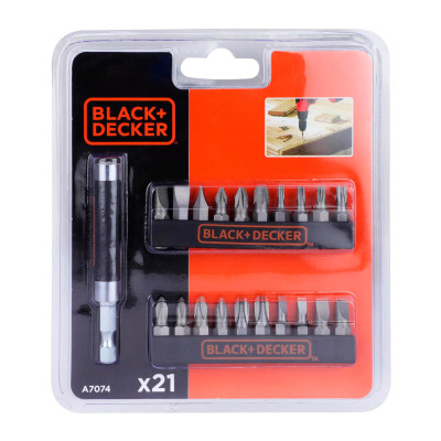 Купить Набор бит BLACK+DECKER A7074. Официальный магазин Dewalt Украина. Фирменный инструмент и оборудовние DeWALT, STANLEY, BLACK+DECKER, BOSTITCH