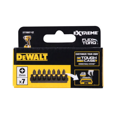Купити Касета з бітами FlexTorq DeWALT DT70807. Офіційний магазин Dewalt Україна. Фірмовий інструмент та обладнання DeWALT, STANLEY, BLACK+DECKER, BOSTITCH