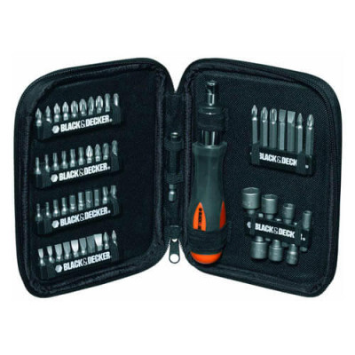 Купить Набор бит BLACK+DECKER A7104. Официальный магазин Dewalt Украина. Фирменный инструмент и оборудовние DeWALT, STANLEY, BLACK+DECKER, BOSTITCH