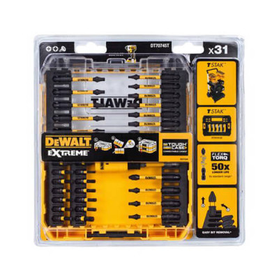 Купить Набор бит DeWALT DT70745T. Официальный магазин Dewalt Украина. Фирменный инструмент и оборудовние DeWALT, STANLEY, BLACK+DECKER, BOSTITCH
