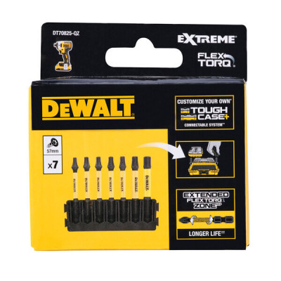 Купити Касета з бітами FlexTorq DeWALT DT70825. Офіційний магазин Dewalt Україна. Фірмовий інструмент та обладнання DeWALT, STANLEY, BLACK+DECKER, BOSTITCH