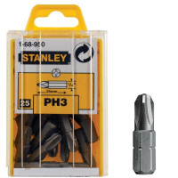 Купить Бита с шестигранным хвостовиком 1/4” под шлиц Ph3 длиной 25 мм STANLEY 1-68-950. Официальный магазин Dewalt Украина. Фирменный инструмент и оборудовние DeWALT, STANLEY, BLACK+DECKER, BOSTITCH