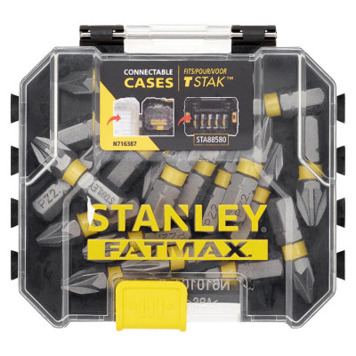 Купить Набор бит STANLEY STA88568. Официальный магазин Dewalt Украина. Фирменный инструмент и оборудовние DeWALT, STANLEY, BLACK+DECKER, BOSTITCH