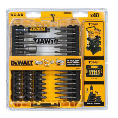 Купить Набор бит DeWALT DT70705. Официальный магазин Dewalt Украина. Фирменный инструмент и оборудовние DeWALT, STANLEY, BLACK+DECKER, BOSTITCH