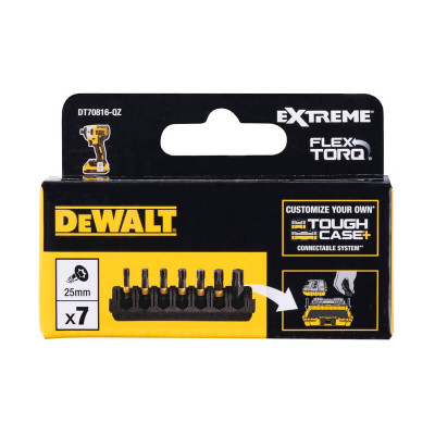 Купити Касета з бітами FlexTorq DeWALT DT70816. Офіційний магазин Dewalt Україна. Фірмовий інструмент та обладнання DeWALT, STANLEY, BLACK+DECKER, BOSTITCH