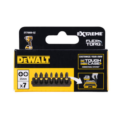 Купить Кассета з битами FlexTorq DeWALT DT70809. Официальный магазин Dewalt Украина. Фирменный инструмент и оборудовние DeWALT, STANLEY, BLACK+DECKER, BOSTITCH