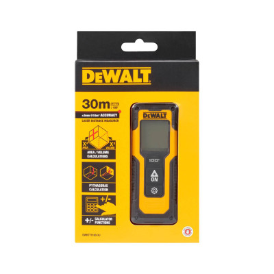 Купити Далекомір лазерний DeWALT DWHT77100. Офіційний магазин Dewalt Україна. Фірмовий інструмент та обладнання DeWALT, STANLEY, BLACK+DECKER, BOSTITCH