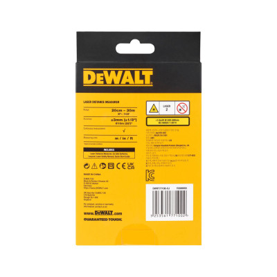Купити Далекомір лазерний DeWALT DWHT77100. Офіційний магазин Dewalt Україна. Фірмовий інструмент та обладнання DeWALT, STANLEY, BLACK+DECKER, BOSTITCH