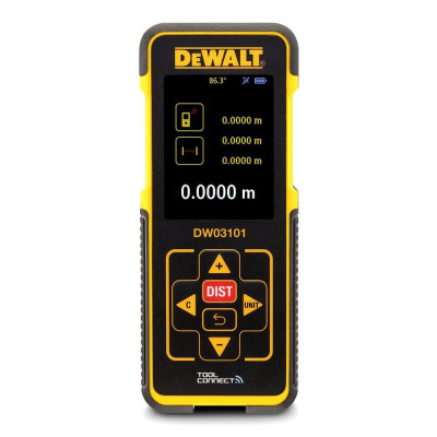 Купити Далекомір лазерний DeWALT DW03101. Офіційний магазин Dewalt Україна. Фірмовий інструмент та обладнання DeWALT, STANLEY, BLACK+DECKER, BOSTITCH