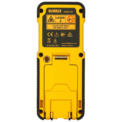 Купити Далекомір лазерний DeWALT DW03101. Офіційний магазин Dewalt Україна. Фірмовий інструмент та обладнання DeWALT, STANLEY, BLACK+DECKER, BOSTITCH
