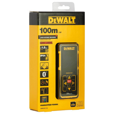 Купити Далекомір лазерний DeWALT DW03101. Офіційний магазин Dewalt Україна. Фірмовий інструмент та обладнання DeWALT, STANLEY, BLACK+DECKER, BOSTITCH