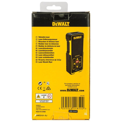 Купити Далекомір лазерний DeWALT DW03101. Офіційний магазин Dewalt Україна. Фірмовий інструмент та обладнання DeWALT, STANLEY, BLACK+DECKER, BOSTITCH