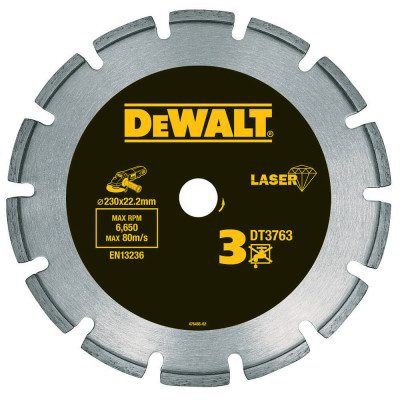 Купити Диск алмазний DeWALT DT3761. Офіційний магазин Dewalt Україна. Фірмовий інструмент та обладнання DeWALT, STANLEY, BLACK+DECKER, BOSTITCH
