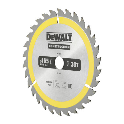 Купити Диск пиляльний CONSTRUCTION DeWALT DT1935. Офіційний магазин Dewalt Україна. Фірмовий інструмент та обладнання DeWALT, STANLEY, BLACK+DECKER, BOSTITCH