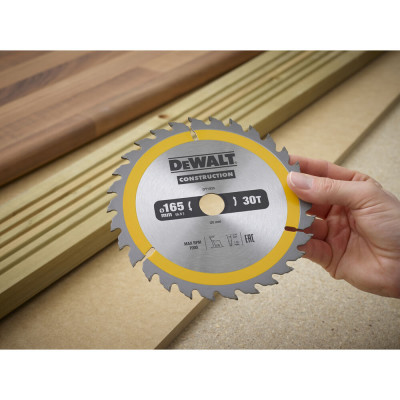 Купити Диск пиляльний CONSTRUCTION DeWALT DT1935. Офіційний магазин Dewalt Україна. Фірмовий інструмент та обладнання DeWALT, STANLEY, BLACK+DECKER, BOSTITCH