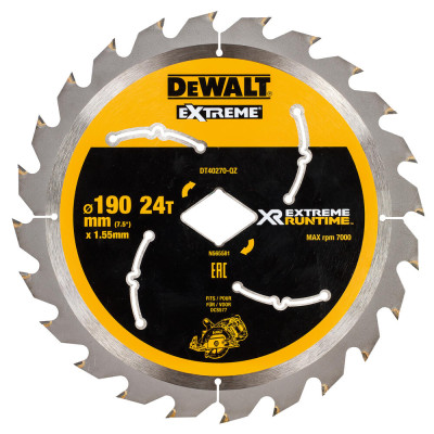 Купить Диск пильный XR FLEXVOLT EXTREME c ромбовидной посадкой DeWALT DT40270. Официальный магазин Dewalt Украина. Фирменный инструмент и оборудовние DeWALT, STANLEY, BLACK+DECKER, BOSTITCH