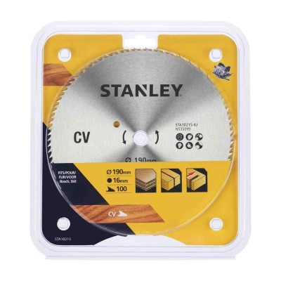 Купить Диск пильный CV STANLEY STA10215. Официальный магазин Dewalt Украина. Фирменный инструмент и оборудовние DeWALT, STANLEY, BLACK+DECKER, BOSTITCH
