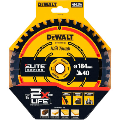 Купить Диск пильный ELITE EXTREME DeWALT DT10303. Официальный магазин Dewalt Украина. Фирменный инструмент и оборудовние DeWALT, STANLEY, BLACK+DECKER, BOSTITCH