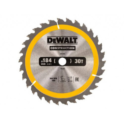 Купить Диск пильный СONSTRUCTION DeWALT DT1940. Официальный магазин Dewalt Украина. Фирменный инструмент и оборудовние DeWALT, STANLEY, BLACK+DECKER, BOSTITCH