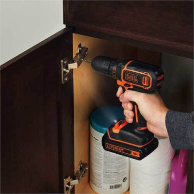 Купить Дрель-шуруповерт аккумуляторная BLACK+DECKER BDCDD18N. Официальный магазин Dewalt Украина. Фирменный инструмент и оборудовние DeWALT, STANLEY, BLACK+DECKER, BOSTITCH