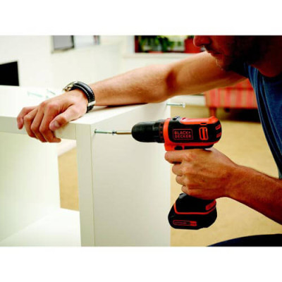 Купити Дриль-шуруповерт акумуляторний BLACK+DECKER BDCDD12. Офіційний магазин Dewalt Україна. Фірмовий інструмент та обладнання DeWALT, STANLEY, BLACK+DECKER, BOSTITCH
