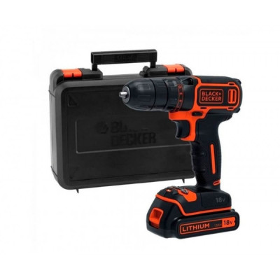 Купити Дриль-шуруповерт акумуляторний BLACK+DECKER BDCDC18KB. Офіційний магазин Dewalt Україна. Фірмовий інструмент та обладнання DeWALT, STANLEY, BLACK+DECKER, BOSTITCH