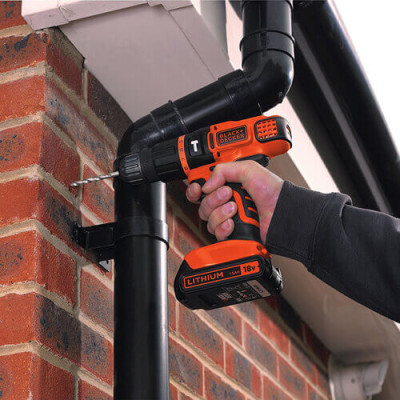 Купить Дрель аккумуляторная ударная BLACK+DECKER BDCH188N. Официальный магазин Dewalt Украина. Фирменный инструмент и оборудовние DeWALT, STANLEY, BLACK+DECKER, BOSTITCH
