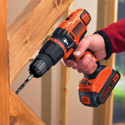 Купить Дрель аккумуляторная ударная BLACK+DECKER BDCH188N. Официальный магазин Dewalt Украина. Фирменный инструмент и оборудовние DeWALT, STANLEY, BLACK+DECKER, BOSTITCH