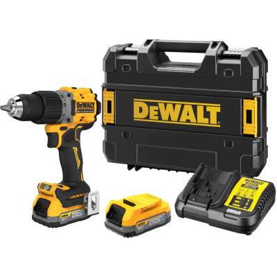 Купити Дриль-шуруповерт акумуляторний безщітковий DeWALT DCD800E2T. Офіційний магазин Dewalt Україна. Фірмовий інструмент та обладнання DeWALT, STANLEY, BLACK+DECKER, BOSTITCH