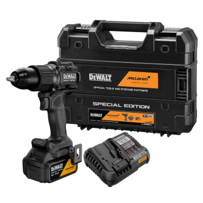 Купити Дриль-шурупокрут ударний McLaren F1 TEAM SPECIAL EDITION DeWALT DCD86MP1T. Офіційний магазин Dewalt Україна. Фірмовий інструмент та обладнання DeWALT, STANLEY, BLACK+DECKER, BOSTITCH