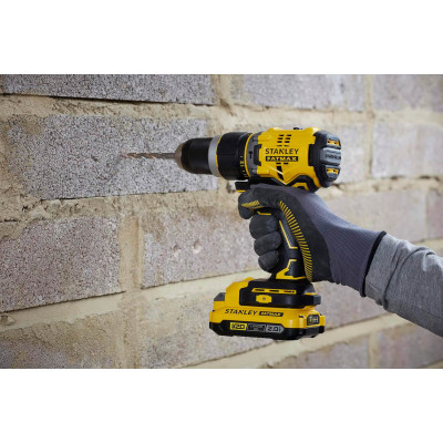 Купити Дриль-шуруповерт ударний акумуляторний безщітковий STANLEY FATMAX SFMCD721D2K. Офіційний магазин Dewalt Україна. Фірмовий інструмент та обладнання DeWALT, STANLEY, BLACK+DECKER, BOSTITCH