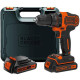 Купить Дрель-шуруповерт аккумуляторная BLACK+DECKER BDCDD186KB. Официальный магазин Dewalt Украина. Фирменный инструмент и оборудовние DeWALT, STANLEY, BLACK+DECKER, BOSTITCH