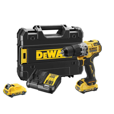 Купити Дриль-шурупокрут акумуляторний безщітковий ударний DeWALT DCD706D2. Офіційний магазин Dewalt Україна. Фірмовий інструмент та обладнання DeWALT, STANLEY, BLACK+DECKER, BOSTITCH