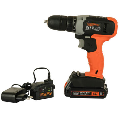 Купить Дрель-шуруповерт аккумуляторная BLACK+DECKER BCD001C1. Официальный магазин Dewalt Украина. Фирменный инструмент и оборудовние DeWALT, STANLEY, BLACK+DECKER, BOSTITCH