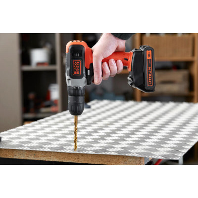 Купить Дрель-шуруповерт аккумуляторная BLACK+DECKER BCD001C1. Официальный магазин Dewalt Украина. Фирменный инструмент и оборудовние DeWALT, STANLEY, BLACK+DECKER, BOSTITCH