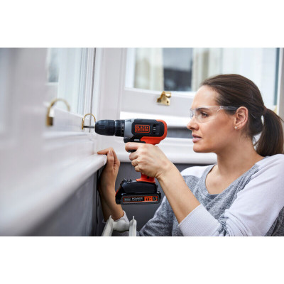 Купить Дрель-шуруповерт аккумуляторная BLACK+DECKER BCD001C1. Официальный магазин Dewalt Украина. Фирменный инструмент и оборудовние DeWALT, STANLEY, BLACK+DECKER, BOSTITCH