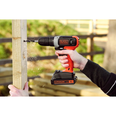 Купить Дрель-шуруповерт аккумуляторная BLACK+DECKER BCD001C1. Официальный магазин Dewalt Украина. Фирменный инструмент и оборудовние DeWALT, STANLEY, BLACK+DECKER, BOSTITCH