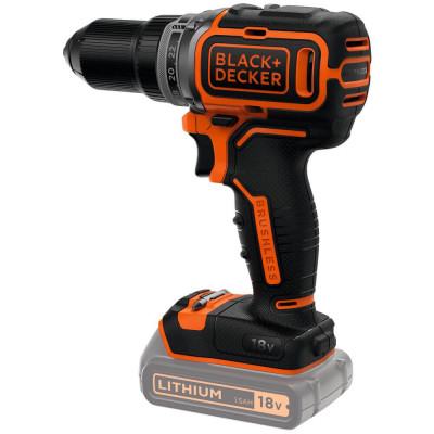 Купити Дриль-шуруповерт акумуляторний безщітковий BLACK+DECKER BL186N. Офіційний магазин Dewalt Україна. Фірмовий інструмент та обладнання DeWALT, STANLEY, BLACK+DECKER, BOSTITCH