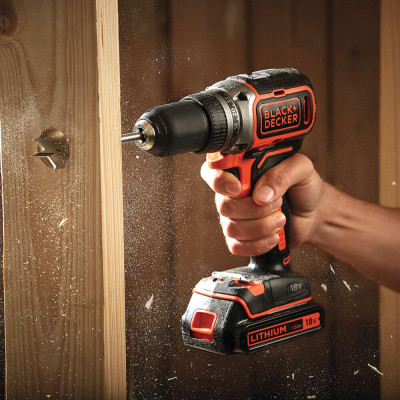 Купити Дриль-шуруповерт акумуляторний безщітковий BLACK+DECKER BL186N. Офіційний магазин Dewalt Україна. Фірмовий інструмент та обладнання DeWALT, STANLEY, BLACK+DECKER, BOSTITCH