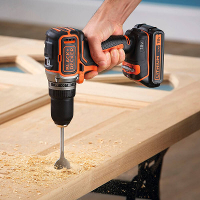 Купити Дриль-шуруповерт акумуляторний безщітковий BLACK+DECKER BL186N. Офіційний магазин Dewalt Україна. Фірмовий інструмент та обладнання DeWALT, STANLEY, BLACK+DECKER, BOSTITCH