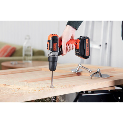 Купить Дрель-шуруповерт ударная аккумуляторная BLACK+DECKER BCD003C1. Официальный магазин Dewalt Украина. Фирменный инструмент и оборудовние DeWALT, STANLEY, BLACK+DECKER, BOSTITCH