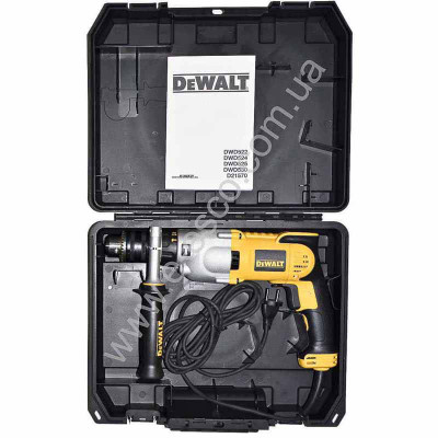 Купити Дриль мережевий ударний DeWALT D21570K. Офіційний магазин Dewalt Україна. Фірмовий інструмент та обладнання DeWALT, STANLEY, BLACK+DECKER, BOSTITCH
