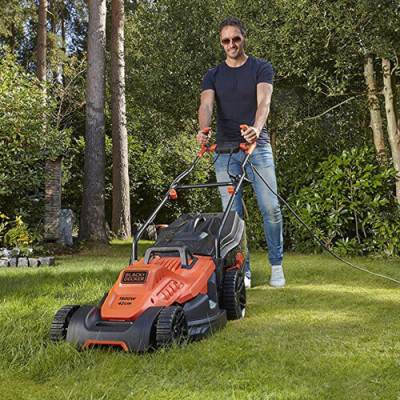 Купити Газонокосарка електрична BLACK+DECKER BEMW481BH. Офіційний магазин Dewalt Україна. Фірмовий інструмент та обладнання DeWALT, STANLEY, BLACK+DECKER, BOSTITCH