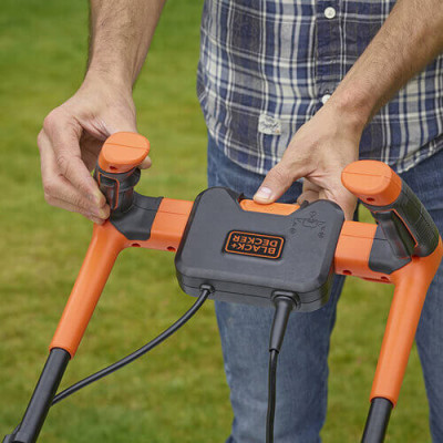 Купити Газонокосарка електрична BLACK+DECKER BEMW481BH. Офіційний магазин Dewalt Україна. Фірмовий інструмент та обладнання DeWALT, STANLEY, BLACK+DECKER, BOSTITCH