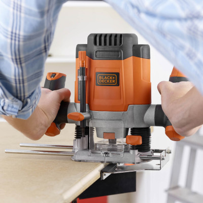 Купити Фрезер мережевий BLACK+DECKER KW1200E. Офіційний магазин Dewalt Україна. Фірмовий інструмент та обладнання DeWALT, STANLEY, BLACK+DECKER, BOSTITCH