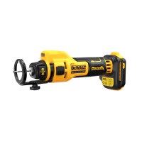 Купити Фрезер акумуляторний для вирізання гіпсокартону DeWALT DCE555N. Офіційний магазин Dewalt Україна. Фірмовий інструмент та обладнання DeWALT, STANLEY, BLACK+DECKER, BOSTITCH