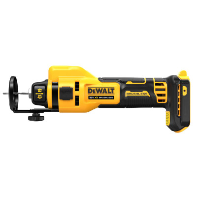 Купити Фрезер акумуляторний для вирізання гіпсокартону DeWALT DCE555N. Офіційний магазин Dewalt Україна. Фірмовий інструмент та обладнання DeWALT, STANLEY, BLACK+DECKER, BOSTITCH